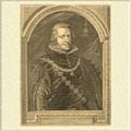 Филипп IV, король испанский. Гравюра работы Джиллиса Гендрикса с портрета