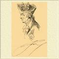 Фридрих II после Семилетней войны. Рисунок Даниила Ходовецкого. (Под рисунком