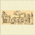 Суд над умершими. Древнеегипетское изображение.