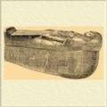 Египетский саркофаг времен XIX династии.
