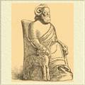 Статуэтка Баала, семитского верховного божества.