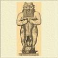 Финикийская четырехметровая статуя бога созидания и плодородия Баала.
