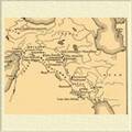 Карта древней Передней Азии (современные названия даны в скобках).