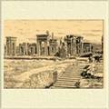 Развалины дворца Дария I в Персеполе. Конец VI-начало V вв. до н. э.