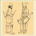 Сакские воины из армии Ксеркса