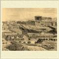 Развалины Акрополя с южной стороны. На первом плане остатки здания Одеона