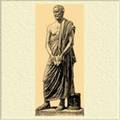 Демосфен. Античная мраморная статуя.