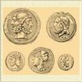 Римские бронзовые монеты.