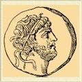 Филипп V, царь Македонии. С его монеты.