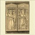 Олицетворение двух столиц — Рима и Константинополя. Т. н. диптих Рикарди.