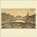 Рыночная площадь в Лейпциге, 19 октября 1813 г. Въезд трех союзных монархов