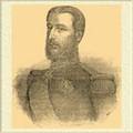 Леопольд II, бельгийский король. Рисунок и литография работы Мецмахера