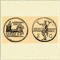 Медная монета в честь победы Германика над херусками, хаттами и ангривариями
