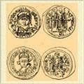 Монеты Теодоберта I (534–547).