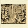 Коронация императора Сигизмунда папой Евгением IV. Бронзовый рельеф на воротах